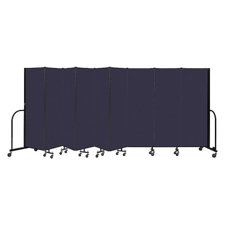 Screenflex Portable Room Divider, 9 Panel, 6 ft. H CFSL609-DV