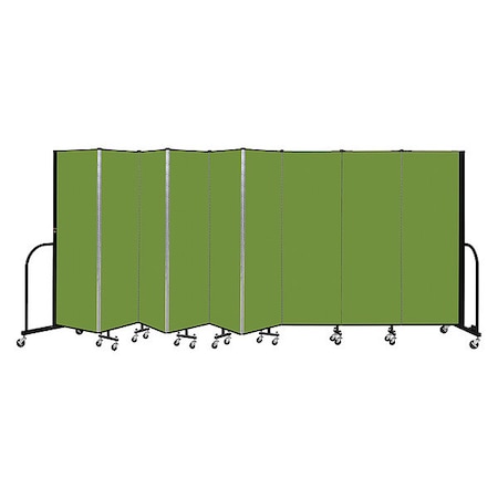 Screenflex Portable Room Divider, 9 Panel, 6 ft. H CFSL609-DA