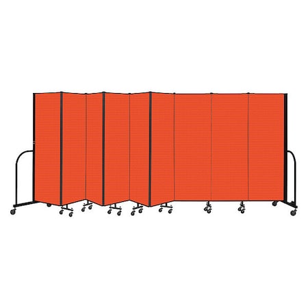 Screenflex Portable Room Divider, 9 Panel, 6 ft. H CFSL609-DJ
