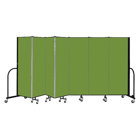 Screenflex Portable Room Divider, 7 Panel, 6 ft. H CFSL607-DA