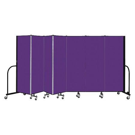 Screenflex Portable Room Divider, 7 Panel, 6 ft. H CFSL607-DP