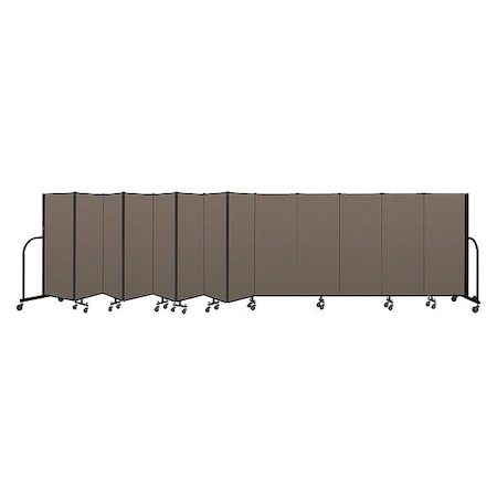 Screenflex Portable Room Divider, 13 Panel, 5 ft. H CFSL5013-DO
