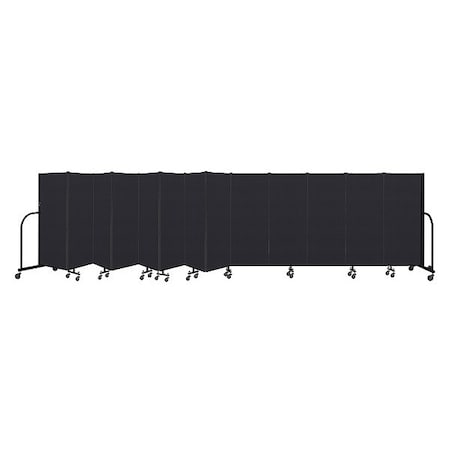 Screenflex Portable Room Divider, 13 Panel, 5 ft. H CFSL5013-DX