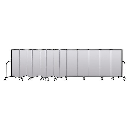 Screenflex Portable Room Divider, 13 Panel, 5 ft. H CFSL5013-DT