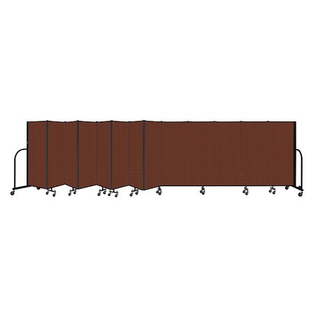 Screenflex Portable Room Divider, 13 Panel, 5 ft. H CFSL5013-DE