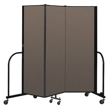 Screenflex Portable Room Divider, 3 Panel, 6 ft. H CFSL603-DO
