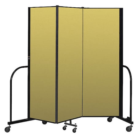 Screenflex Portable Room Divider, 3 Panel, 6 ft. H CFSL603-DY
