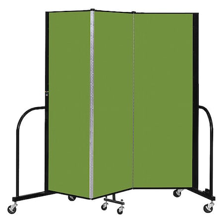 Screenflex Portable Room Divider, 3 Panel, 6 ft. H CFSL603-DA