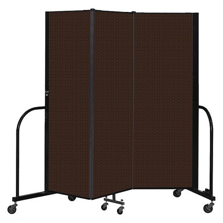 Screenflex Portable Room Divider, 3 Panel, 6 ft. H CFSL603-DD