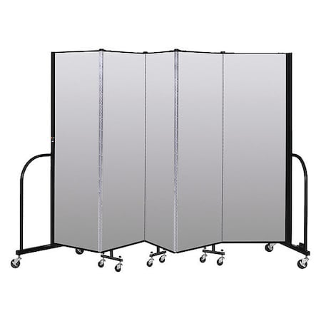 Screenflex Portable Room Divider, 5 Panel, 6 ft. H CFSL605-DT