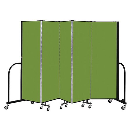 Screenflex Portable Room Divider, 5 Panel, 6 ft. H CFSL605-DA