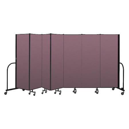Screenflex Portable Room Divider, 7 Panel, 6 ft. H CFSL607-DM