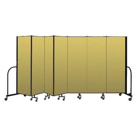 Screenflex Portable Room Divider, 7 Panel, 6 ft. H CFSL607-DY