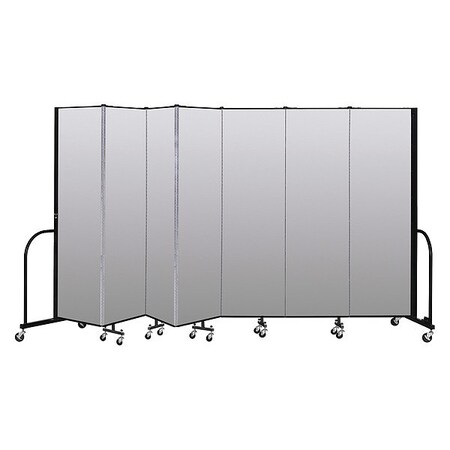 Screenflex Portable Room Divider, 7 Panel, 6 ft. 8"H CFSL687-DT