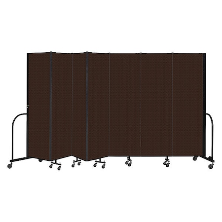 Screenflex Portable Room Divider, 7 Panel, 6 ft. 8"H CFSL687-DD
