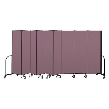 Screenflex Portable Room Divider, 9 Panel, 6 ft. 8"H CFSL689-DM