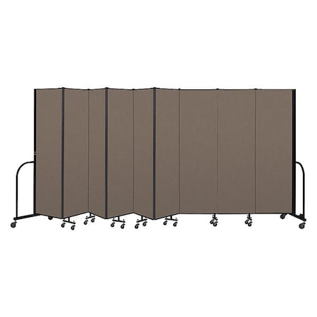Screenflex Portable Room Divider, 9 Panel, 6 ft. 8"H CFSL689-DO