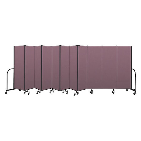Screenflex Portable Room Divider, 11 Panel, 6 ft. H CFSL6011-DM