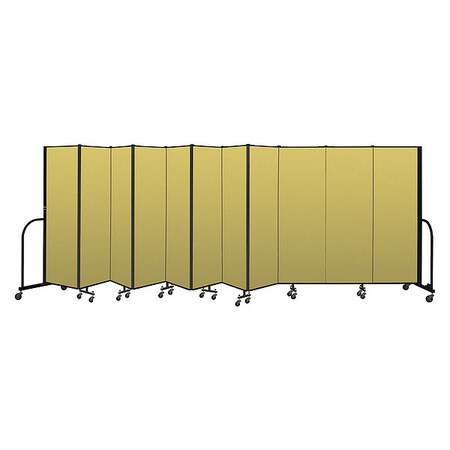 Screenflex Portable Room Divider, 11 Panel, 6 ft. H CFSL6011-DY