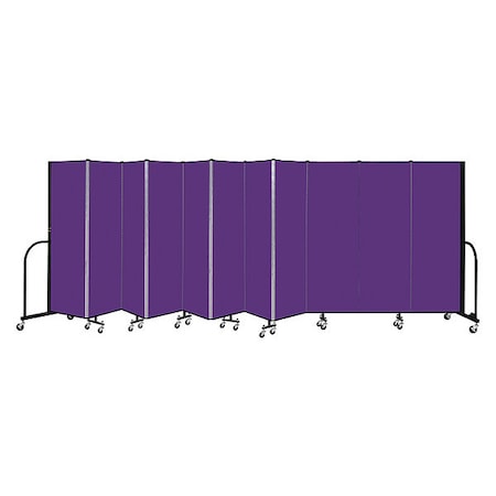 Screenflex Portable Room Divider, 11 Panel, 6 ft. H CFSL6011-DP