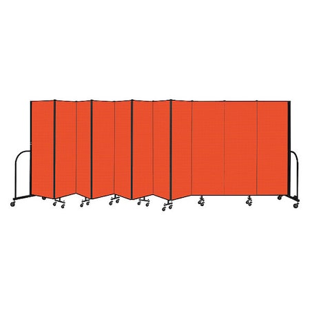 Screenflex Portable Room Divider, 11 Panel, 6 ft. H CFSL6011-DJ