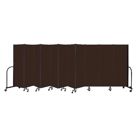 Screenflex Portable Room Divider, 11 Panel, 6 ft. H CFSL6011-DD