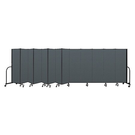 Screenflex Portable Room Divider, 13 Panel, 6 ft. H CFSL6013-DN