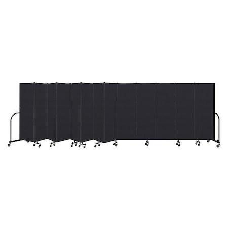Screenflex Portable Room Divider, 13 Panel, 6 ft. H CFSL6013-DX