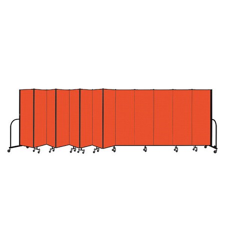 Screenflex Portable Room Divider, 13 Panel, 6 ft. H CFSL6013-DJ