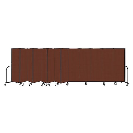 Screenflex Portable Room Divider, 13 Panel, 6 ft. H CFSL6013-DE