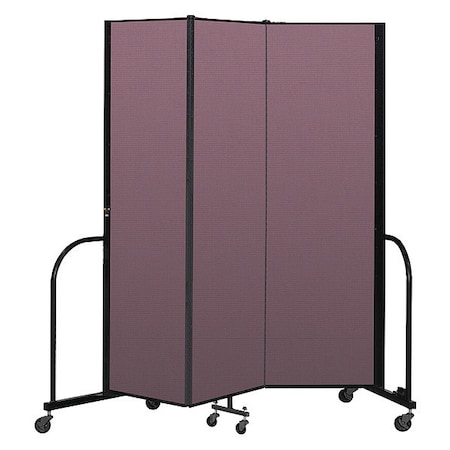 Screenflex Portable Room Divider, 3 Panel, 6 ft. 8"H CFSL683-DM
