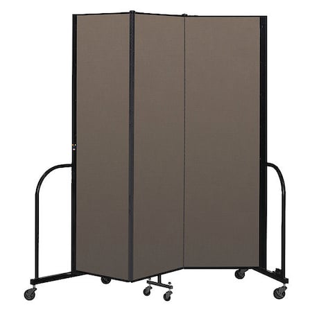 Screenflex Portable Room Divider, 3 Panel, 6 ft. 8"H CFSL683-DO