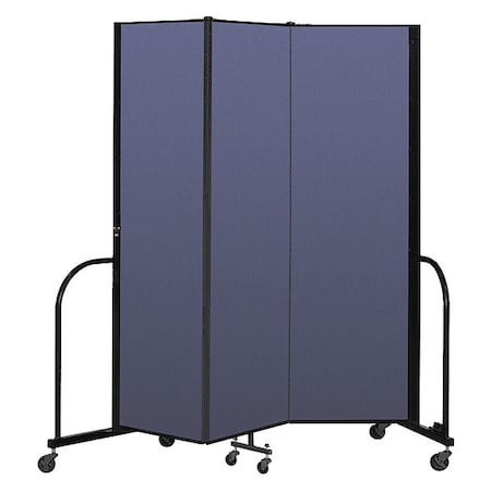 Screenflex Portable Room Divider, 3 Panel, 6 ft. 8"H CFSL683-DS