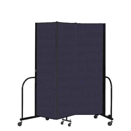 Screenflex Portable Room Divider, 3 Panel, 6 ft. 8"H CFSL683-DV
