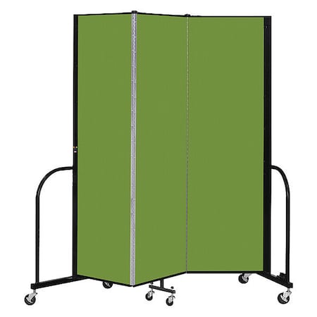 Screenflex Portable Room Divider, 3 Panel, 6 ft. 8"H CFSL683-DA