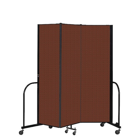 Screenflex Portable Room Divider, 3 Panel, 6 ft. 8"H CFSL683-DE