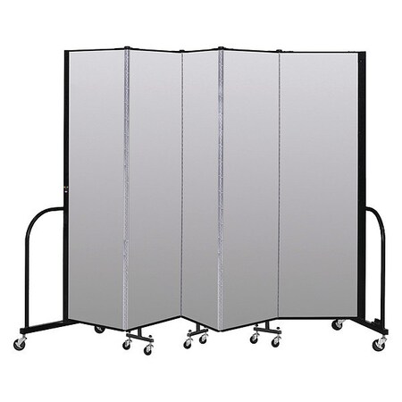 Screenflex Portable Room Divider, 5 Panel, 6 ft. 8"H CFSL685-DT