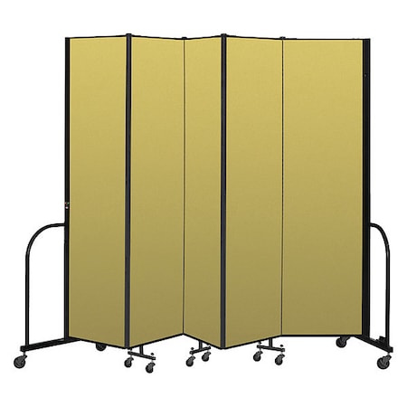 Screenflex Portable Room Divider, 5 Panel, 7 ft. 4"H CFSL745-DY