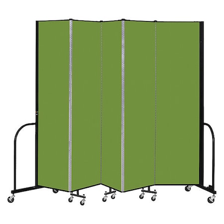 Screenflex Portable Room Divider, 5 Panel, 7 ft. 4"H CFSL745-DA