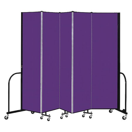 Screenflex Portable Room Divider, 5 Panel, 7 ft. 4"H CFSL745-DP