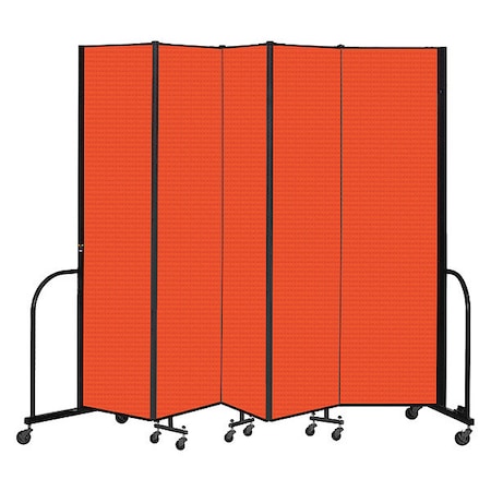 Screenflex Portable Room Divider, 5 Panel, 7 ft. 4"H CFSL745-DJ