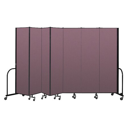 Screenflex Portable Room Divider, 7 Panel, 7 ft. 4"H CFSL747-DM