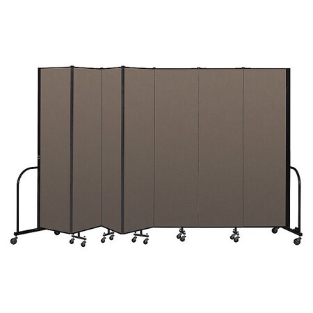 Screenflex Portable Room Divider, 7 Panel, 7 ft. 4"H CFSL747-DO