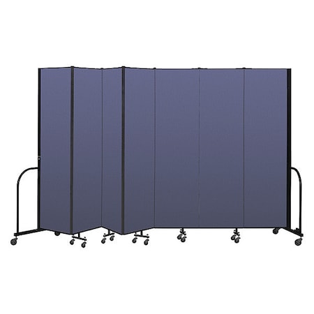 Screenflex Portable Room Divider, 7 Panel, 7 ft. 4"H CFSL747-DS