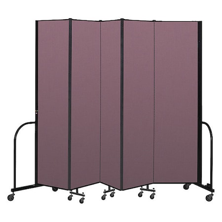 Screenflex Portable Room Divider, 5 Panel, 7 ft. 4"H CFSL745-DM