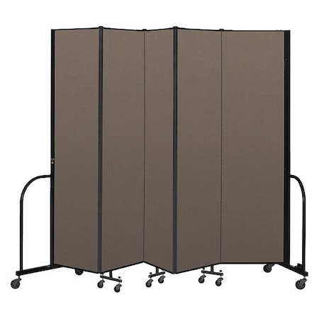 Screenflex Portable Room Divider, 5 Panel, 7 ft. 4"H CFSL745-DO