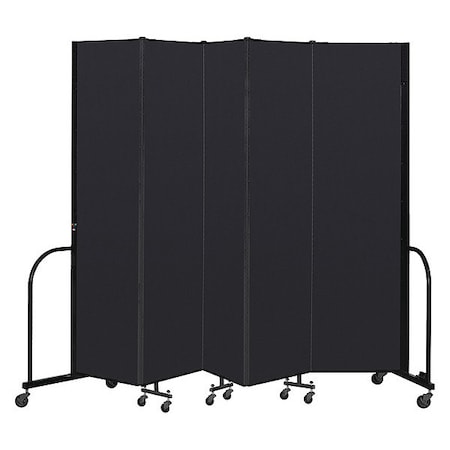 Screenflex Portable Room Divider, 5 Panel, 7 ft. 4"H CFSL745-DX
