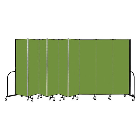Screenflex Portable Room Divider, 9 Panel, 6 ft. 8"H CFSL689-DA