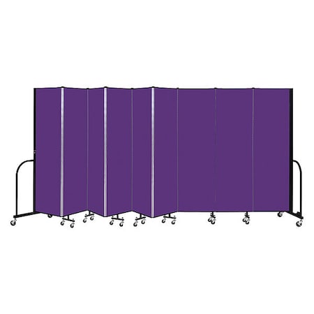 Screenflex Portable Room Divider, 9 Panel, 6 ft. 8"H CFSL689-DP