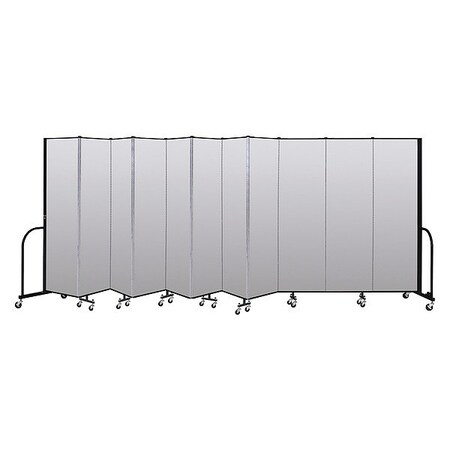 Screenflex Portable Room Divider, 11 Panel, 6 ft. 8"H CFSL6811-DT